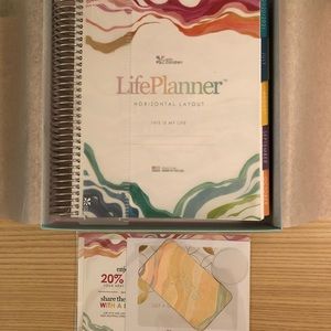 New 2020-2021 EC Horizontal Colorful 18-mo planner